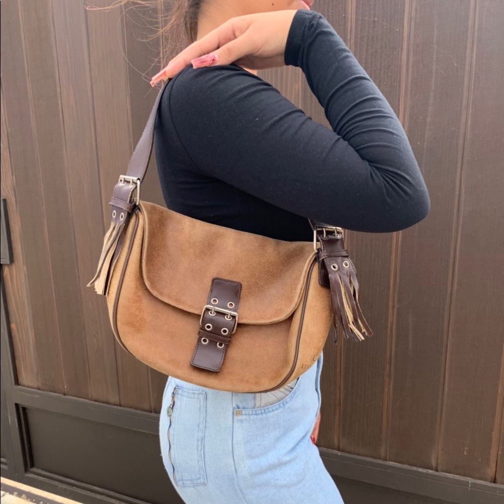 Vintage leather designer purse